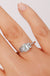 Murphy | 9ct White Gold 1.56ct tw Emerald Cut Lab Grown Diamond Three Stone Ring-1