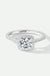 Cynthia | 18ct White Gold 1.20ct tw Lab Grown Diamond Halo Ring-0