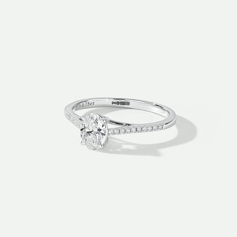 Elena | 9ct White Gold 0.75ct tw Lab Grown Diamond Ring