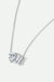 Elise Necklace | 9ct White Gold 1.5ct tw Lab Grown Diamond Toi Et Moi Necklace-2