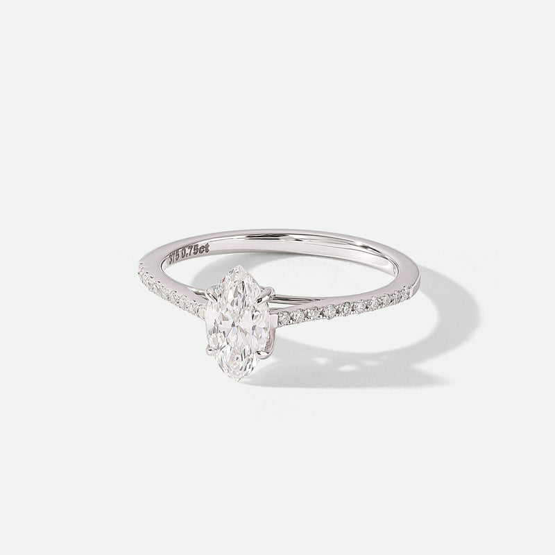 Emily | 9ct White Gold 0.75ct tw Marquise Lab Grown Diamond Ring