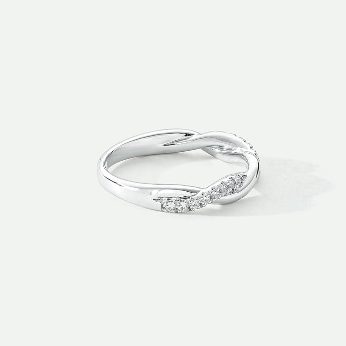 Erin | 9ct White Gold 0.19ct tw Lab Grown Diamond Ring-2