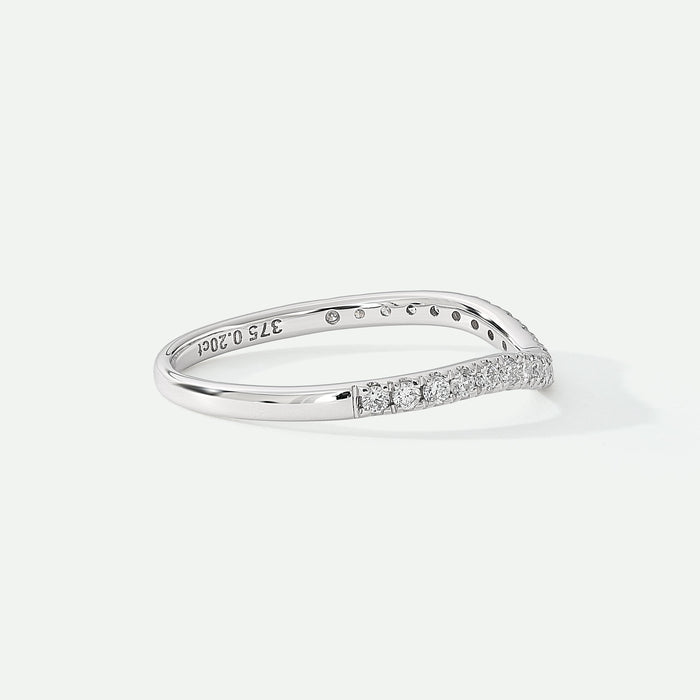 Layla | 9ct White Gold 0.20ct tw Lab Grown Diamond Ring-2