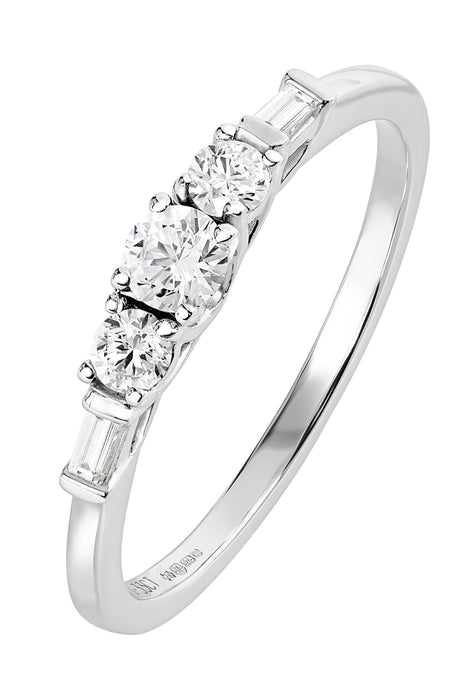 9ct White Gold 0.33ct Diamond Ring