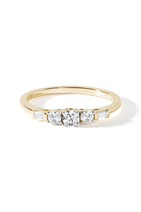 9ct Yellow Gold 0.33ct Diamond Ring