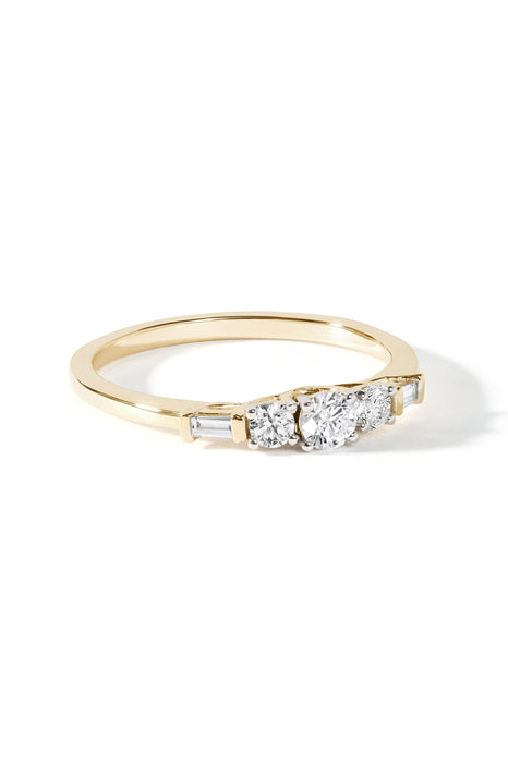 9ct Yellow Gold 0.33ct Diamond Ring