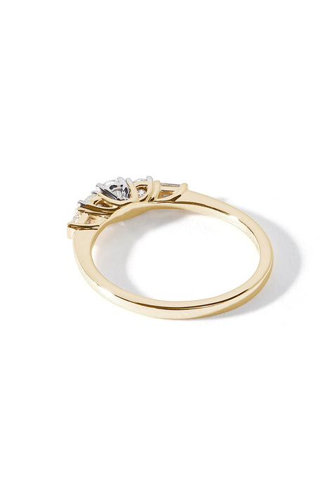 9ct Yellow Gold 0.33ct Diamond Ring