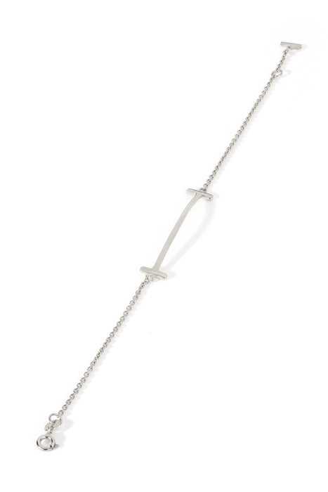 Sterling Silver T Bar Bracelet