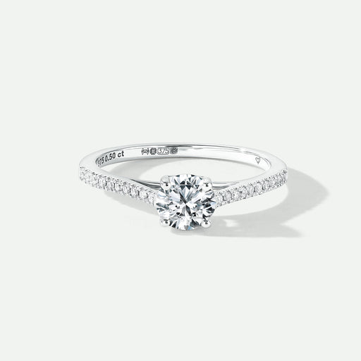 Margot | 9ct White Gold 0.50ct tw Lab Grown Diamond Ring-0