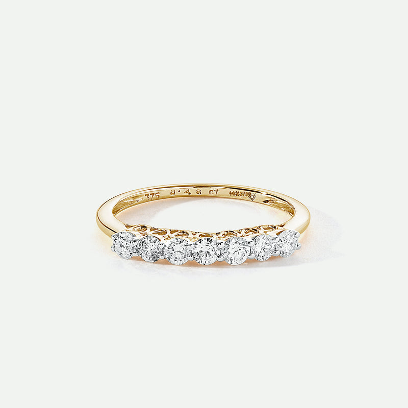 Nora | 9ct Yellow Gold 0.48ct tw Lab Grown Diamond Ring