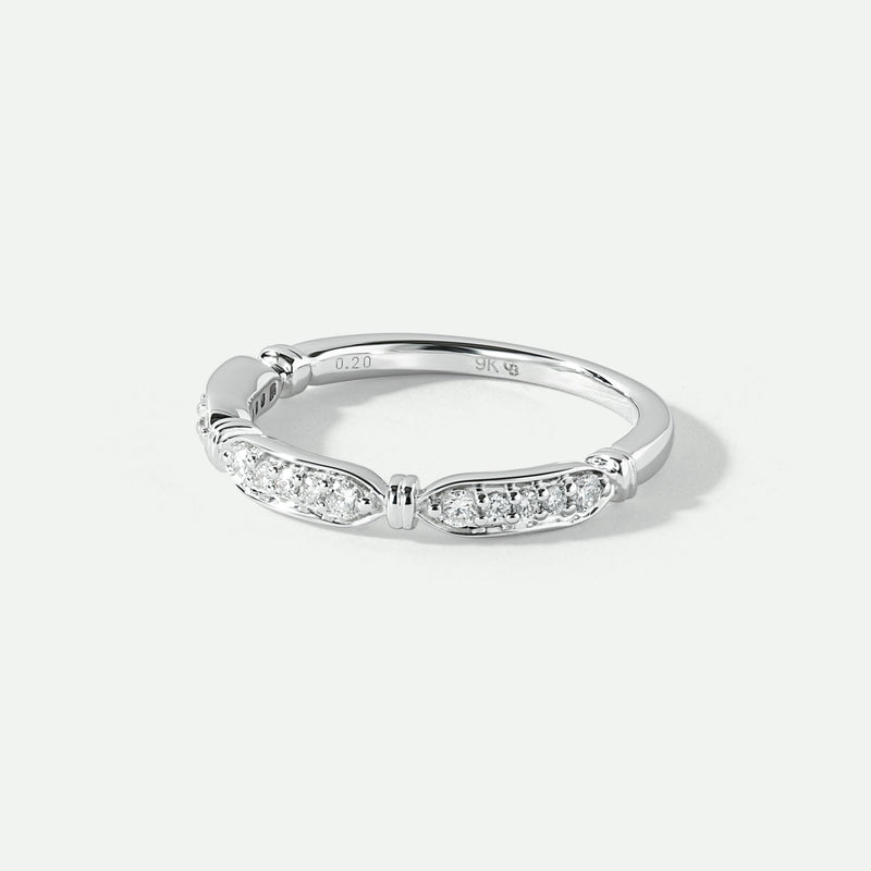 Nova | 9ct White Gold 0.20ct tw Lab Grown Diamond Eternity Band Ring