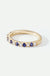 Odette | 9ct Yellow Gold 0.25ct tw Lab Grown Diamond and Created Sapphire Eternity Ring-2