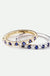 Odette | 9ct Yellow Gold 0.25ct tw Lab Grown Diamond and Created Sapphire Eternity Ring-3