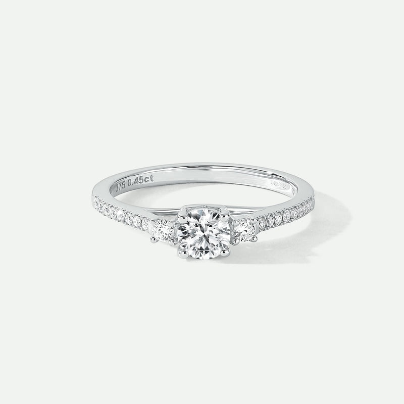 Olivia | 9ct White Gold 0.45ct tw Lab Grown Diamond Ring