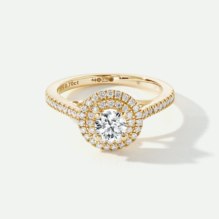 Sienna | 9ct Yellow Gold 0.70ct tw Lab Grown Diamond Ring-0