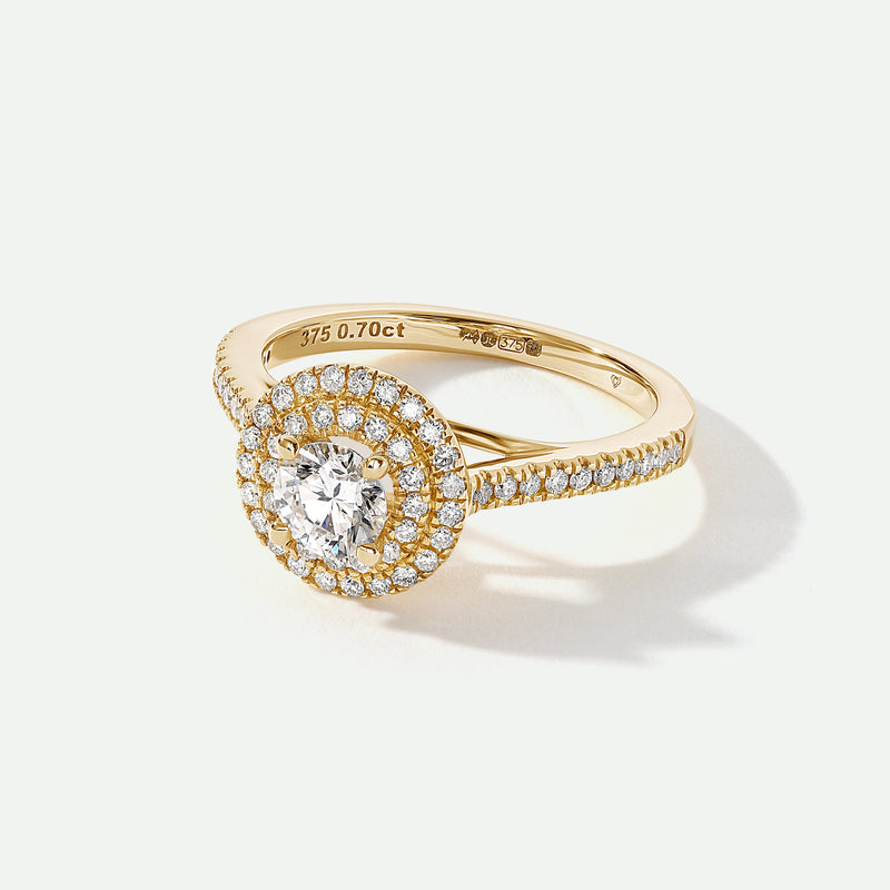 Sienna | 9ct Yellow Gold 0.70ct tw Lab Grown Diamond Ring
