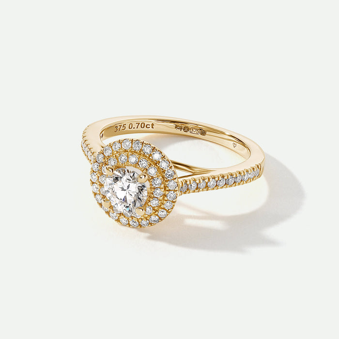 Sienna | 9ct Yellow Gold 0.70ct tw Lab Grown Diamond Ring-2