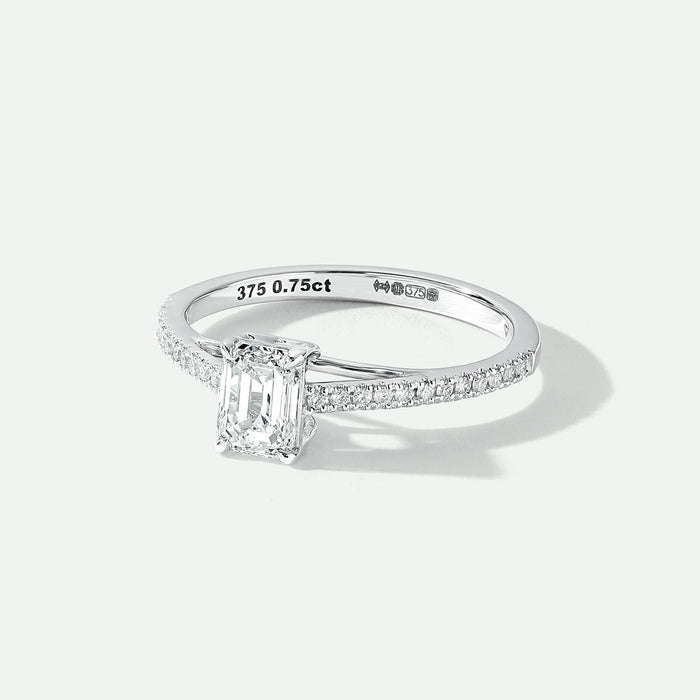 Sophia | 9ct White Gold 0.75ct tw Lab Grown Diamond Ring-2