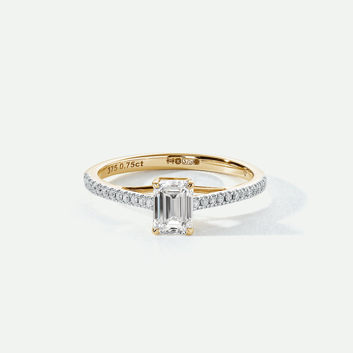 Sophia | 9ct Yellow Gold 0.75ct tw Lab Grown Diamond Ring-0