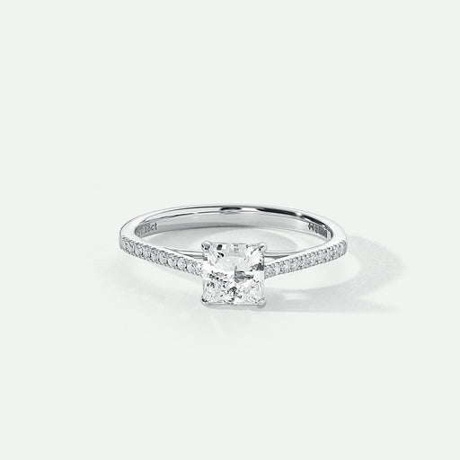 Vivian - 9ct White Gold 0.68ct tw Princess Cut Lab Grown Diamond Engagement Ring - image 1