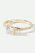 Vivian | 9ct Yellow Gold 0.68ct tw Princess Cut Lab Grown Diamond Engagement Ring-2